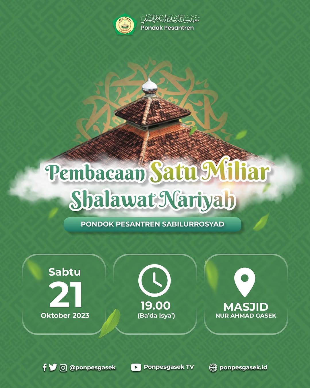 Post 7 by Pondok Pesantren Sabilurrosyad Gasek on Instagram (image)