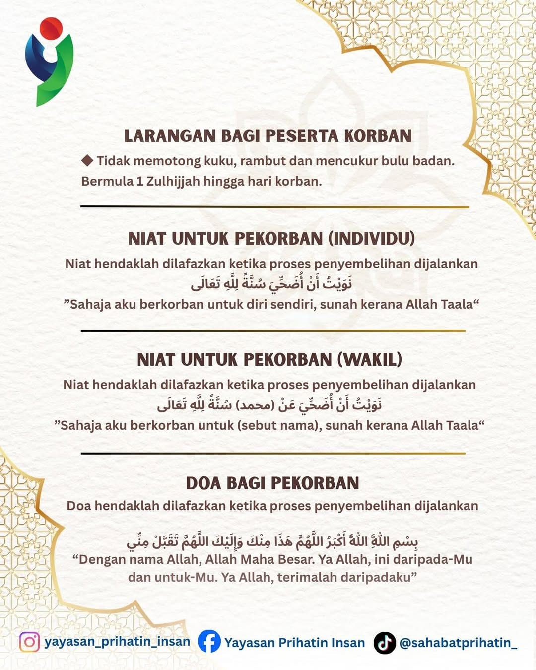 Post 6 by Yayasan Prihatin Insan on Instagram (image)