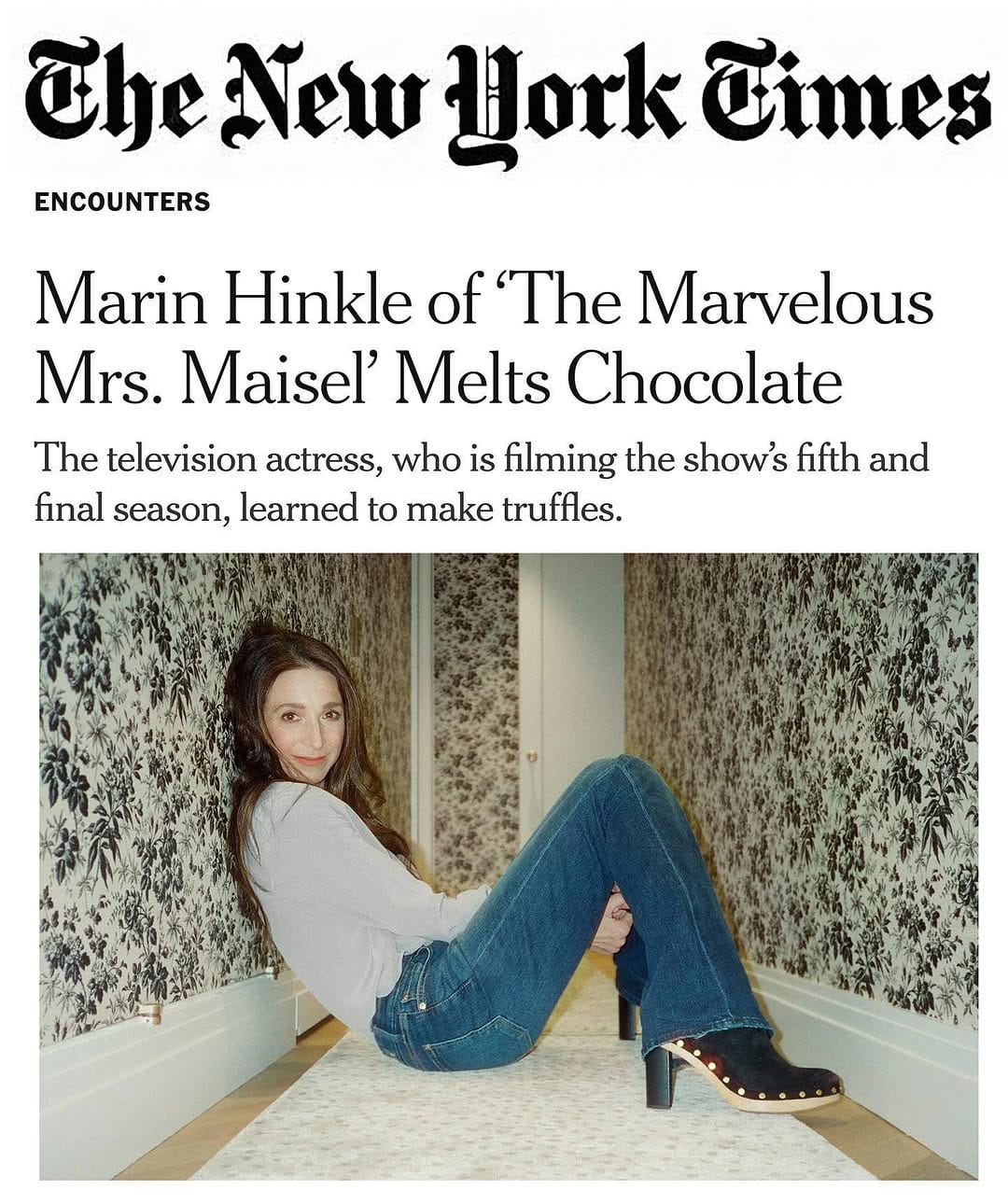 Post 1 by Marin Hinkle on Instagram (image)