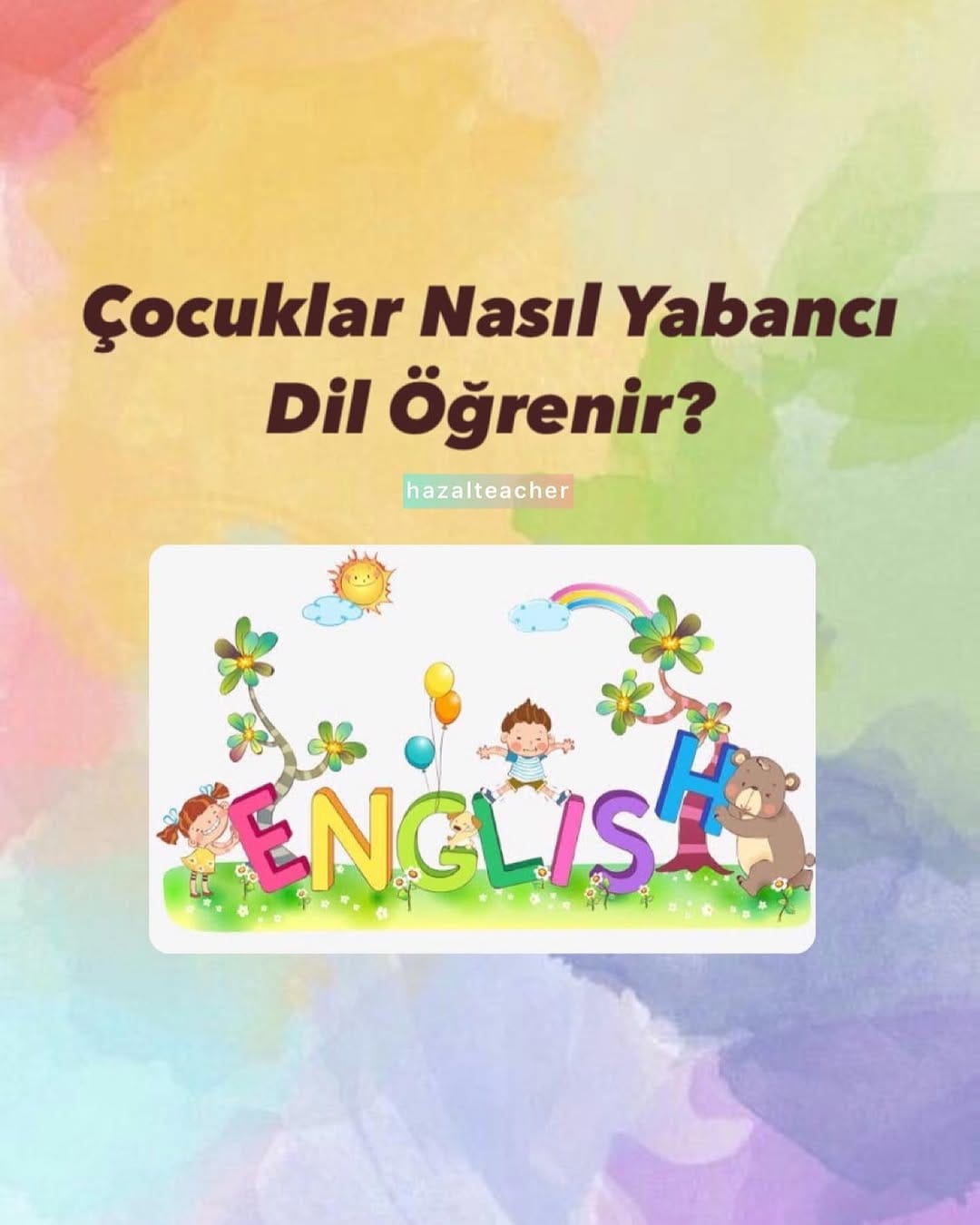 Post 7 by Hazal | İngilizce Öğretmeni on Instagram (carousel)
