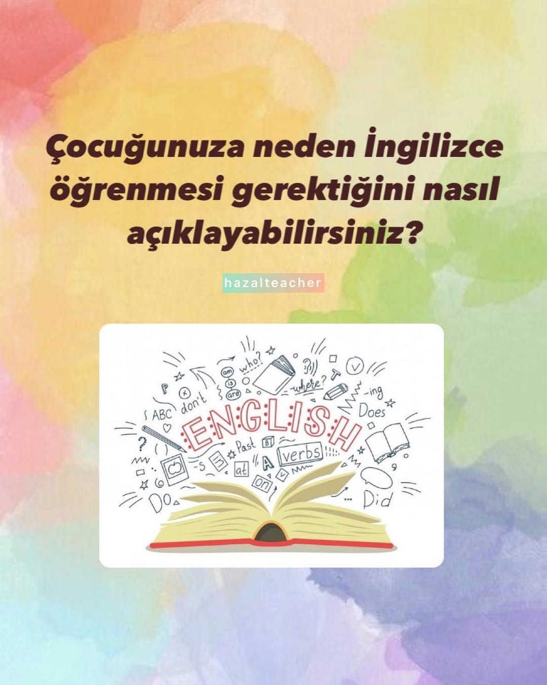 Post 4 by Hazal | İngilizce Öğretmeni on Instagram (carousel)