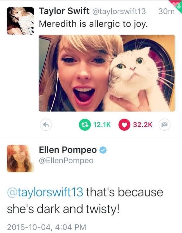 Post 9 by Ellen Pompeo Source on Instagram (image)