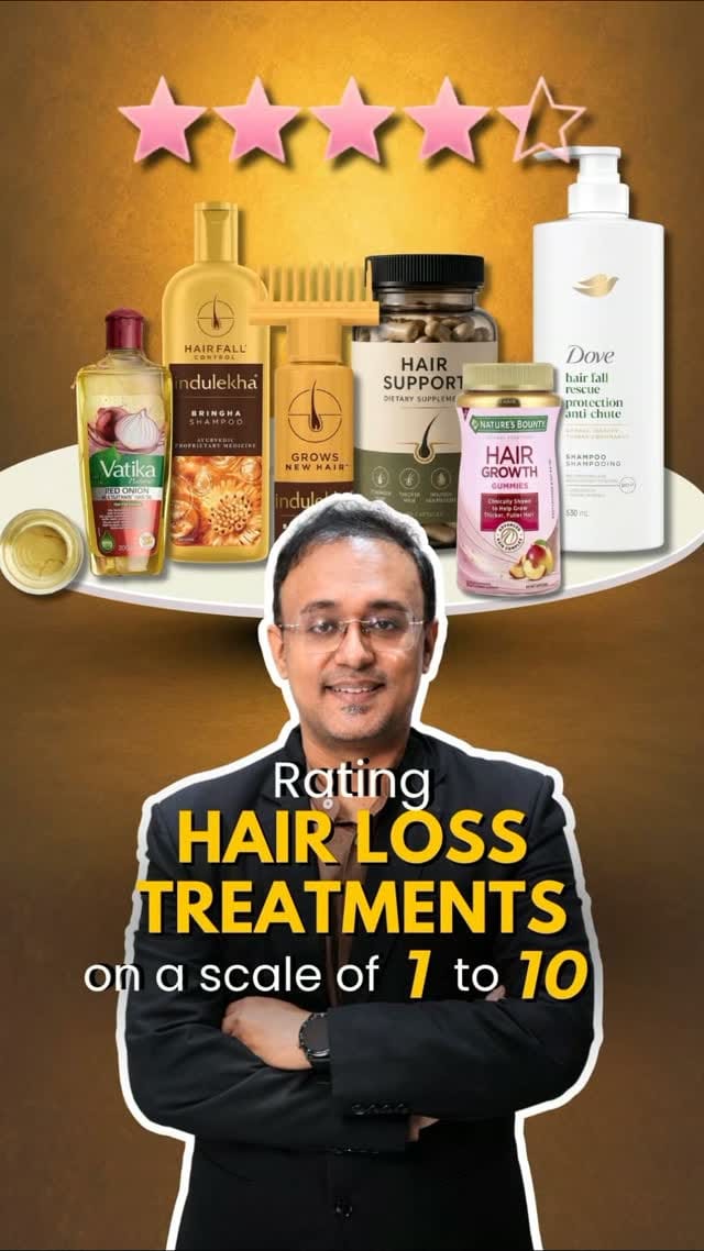 Post 4 by Dr. Deepam Shah | Dermatologist | Hair Transplant Surgeon on Instagram (video)