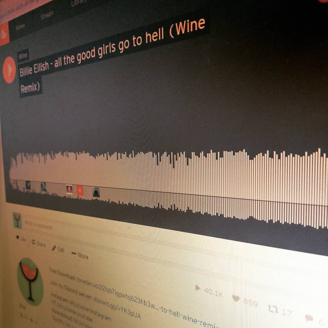 Post 6 by Wine on Instagram (image)