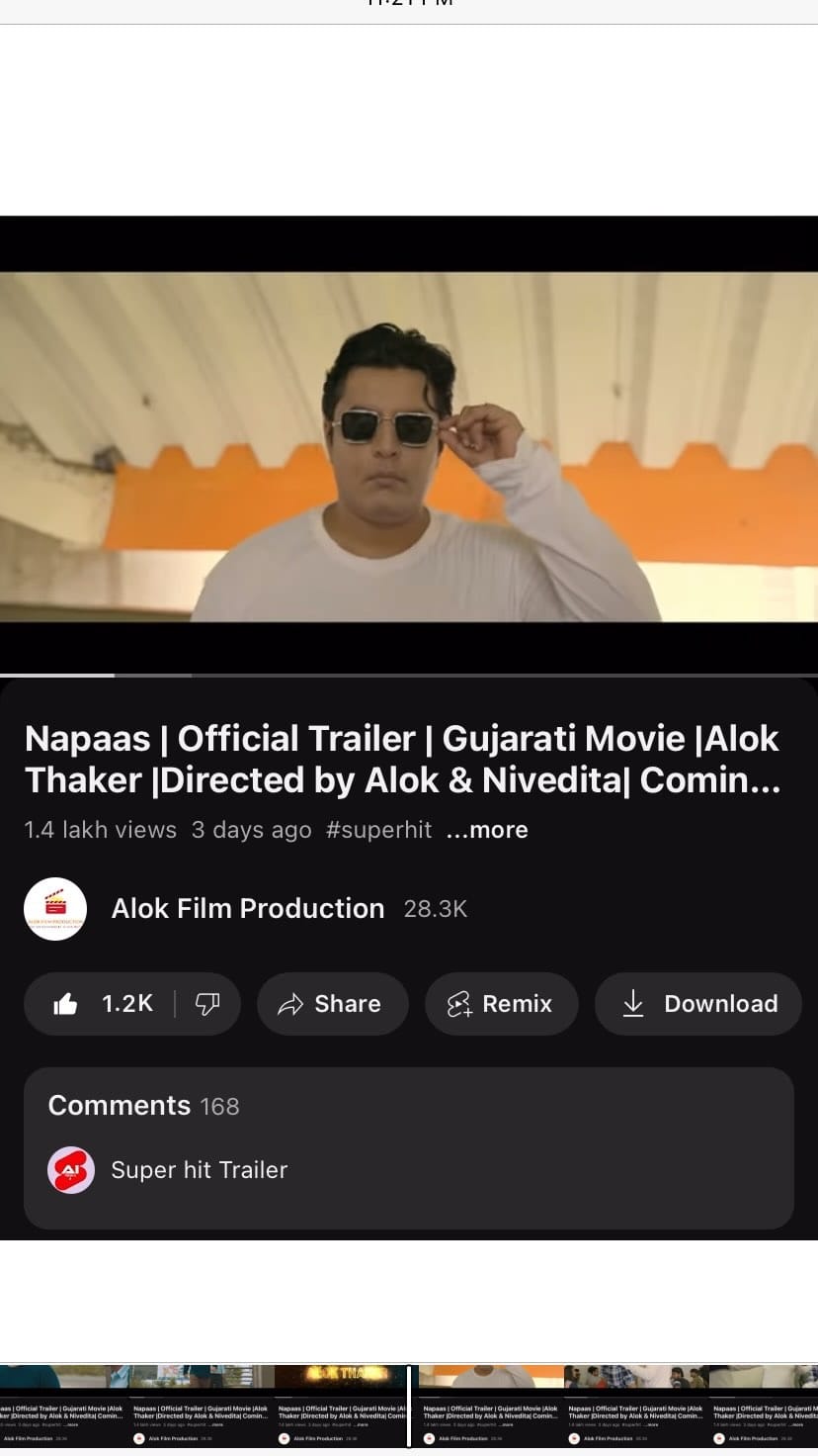 Post 9 by Alok Film productions on Instagram (video)