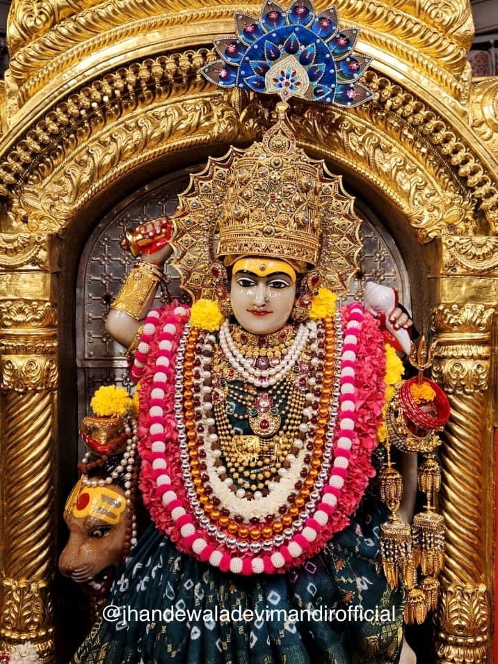 Post 1 by Jhandewala Devi Mandir | झण्डेवाला देवी मन्दिर on Instagram (carousel)