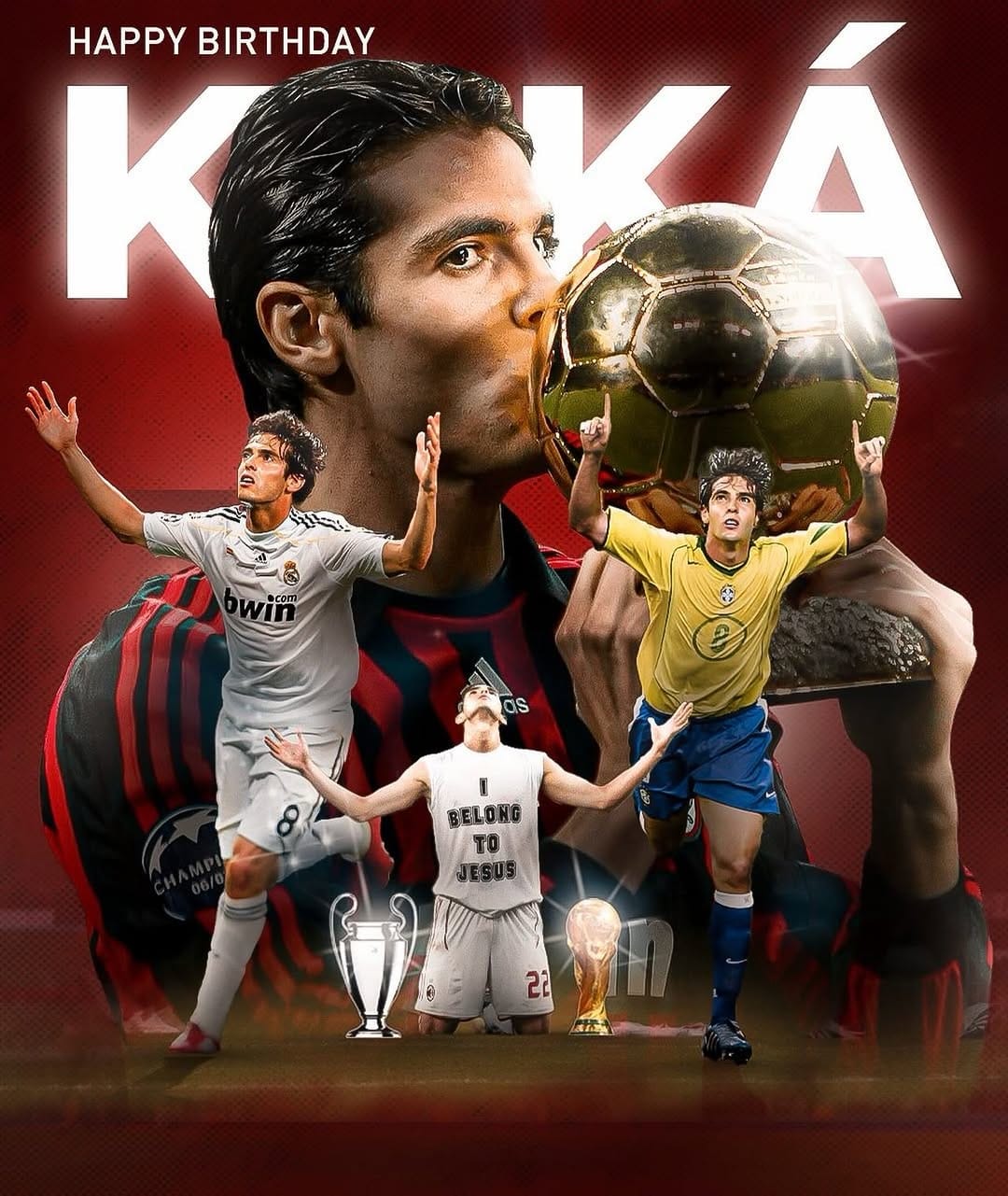 Post 1 by Ricardo Kaká Fans Kerala 🇮🇳 on Instagram (image)