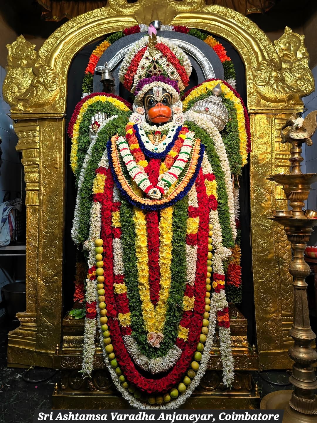 Post 4 by SRI ASHTAMSA VARADHA ANJANEYAR on Instagram (carousel)