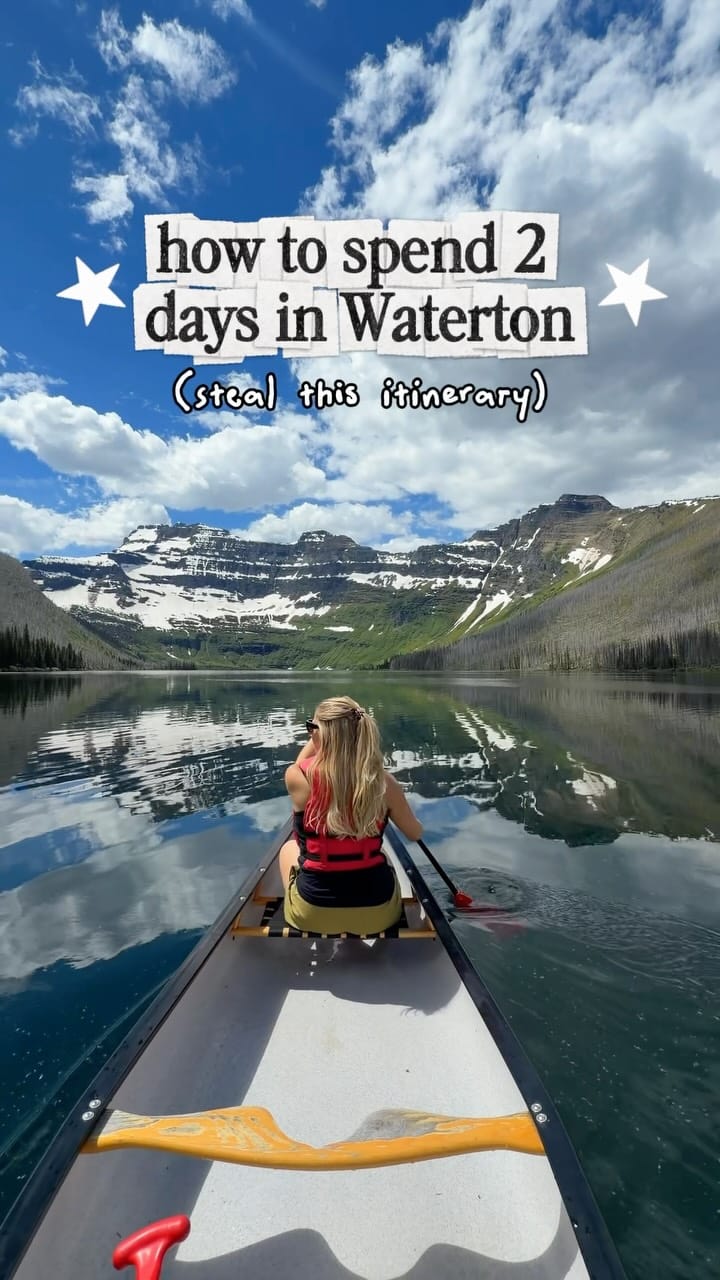 Post 10 by Waterton Park, Alberta Canada on Instagram (video)