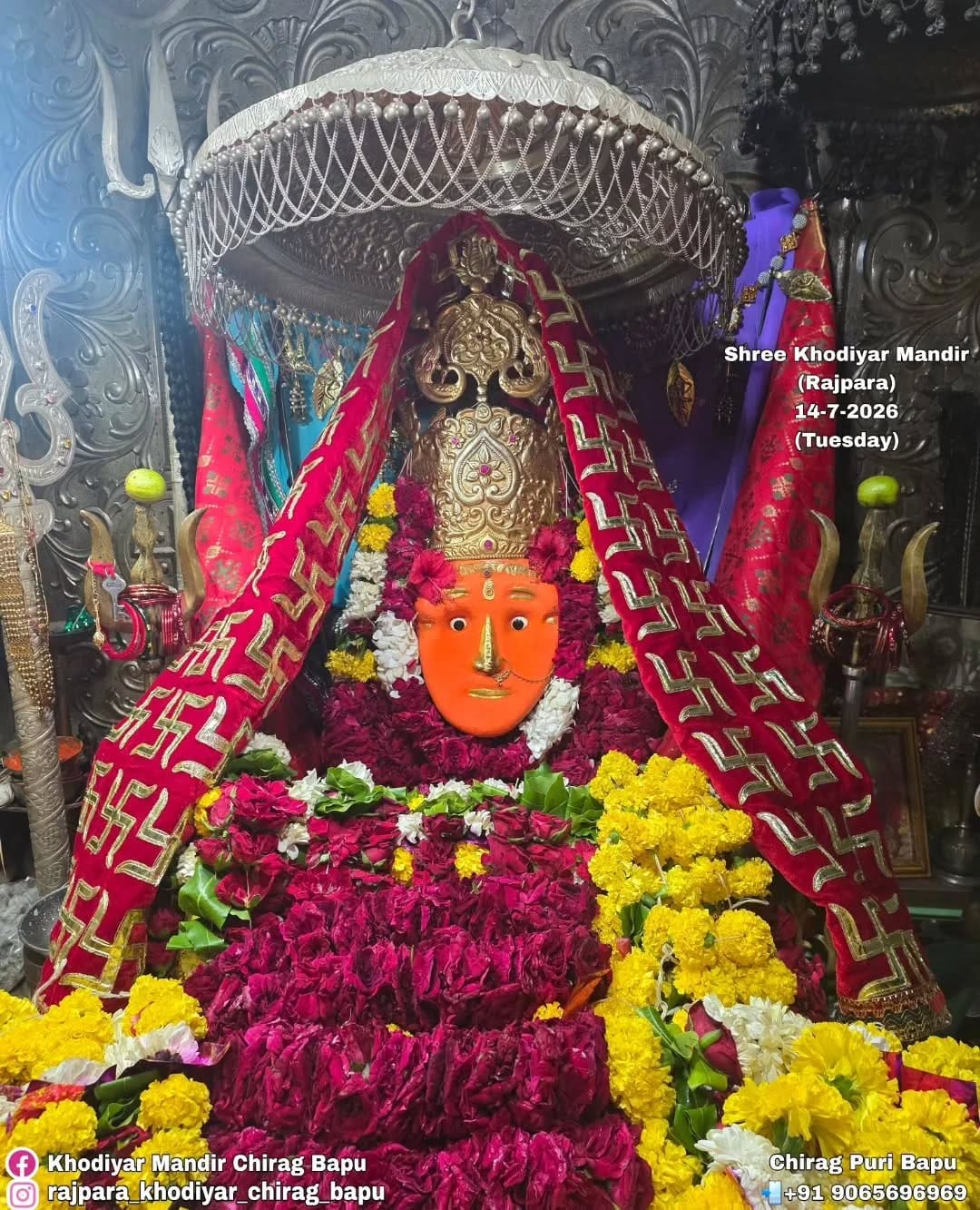 Post 5 by 🙏ખોડિયાર મંદિર ભાવનગર 🙏 on Instagram (image)