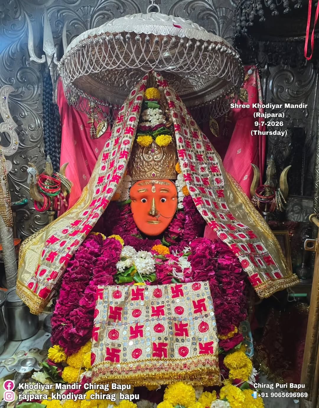 Post 10 by 🙏ખોડિયાર મંદિર ભાવનગર 🙏 on Instagram (image)