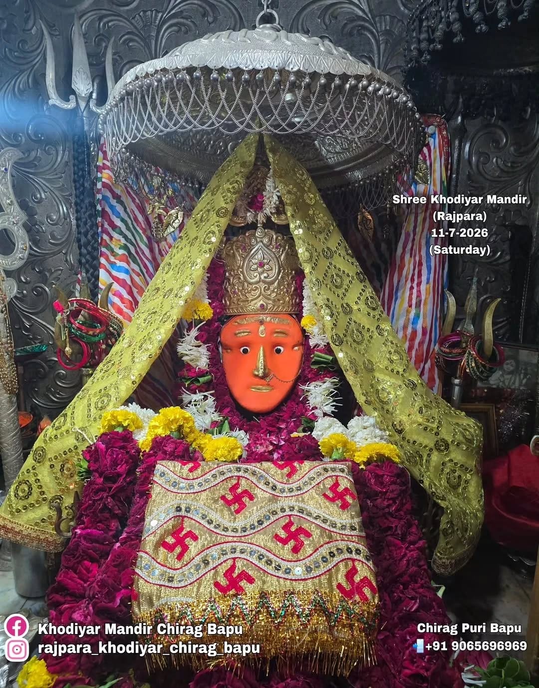 Post 8 by 🙏ખોડિયાર મંદિર ભાવનગર 🙏 on Instagram (image)