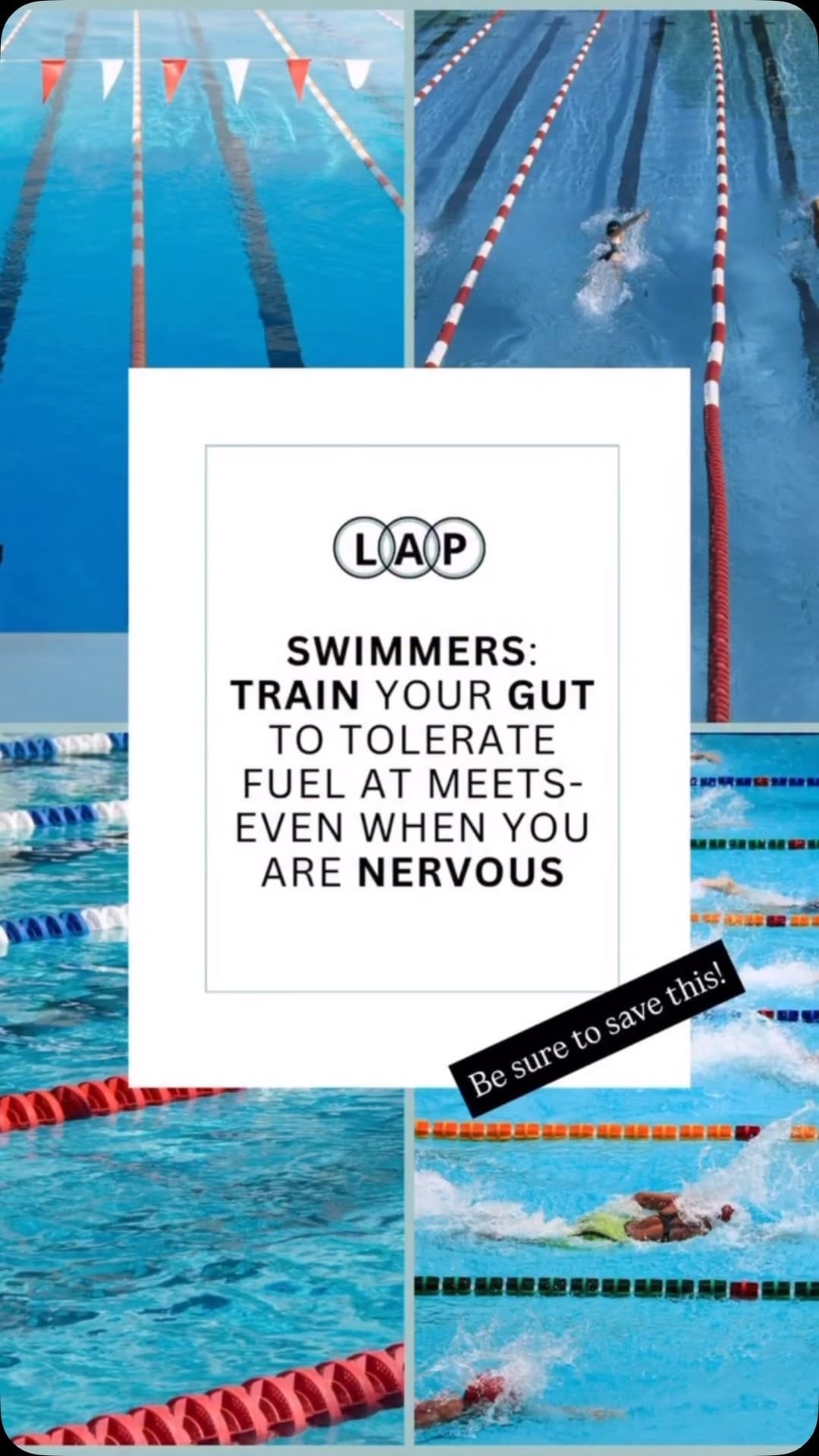 Post 4 by Marli McIntire | Nutrition for Swimmers on Instagram (video)