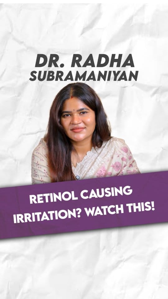Post 3 by Dr Radha Subramaniyan MD(DVL), DNB(DVL) on Instagram (video)