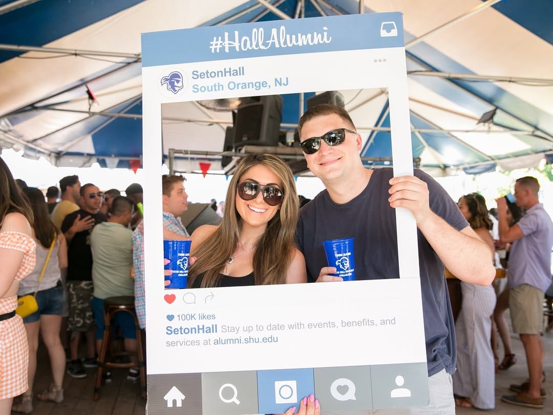 Post 1 by SHU Alumni Engagement on Instagram (carousel)