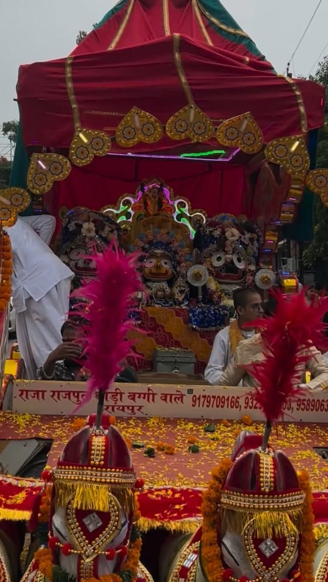 Post 6 by ISKCON Raipur Prachar Kendra on Instagram (video)