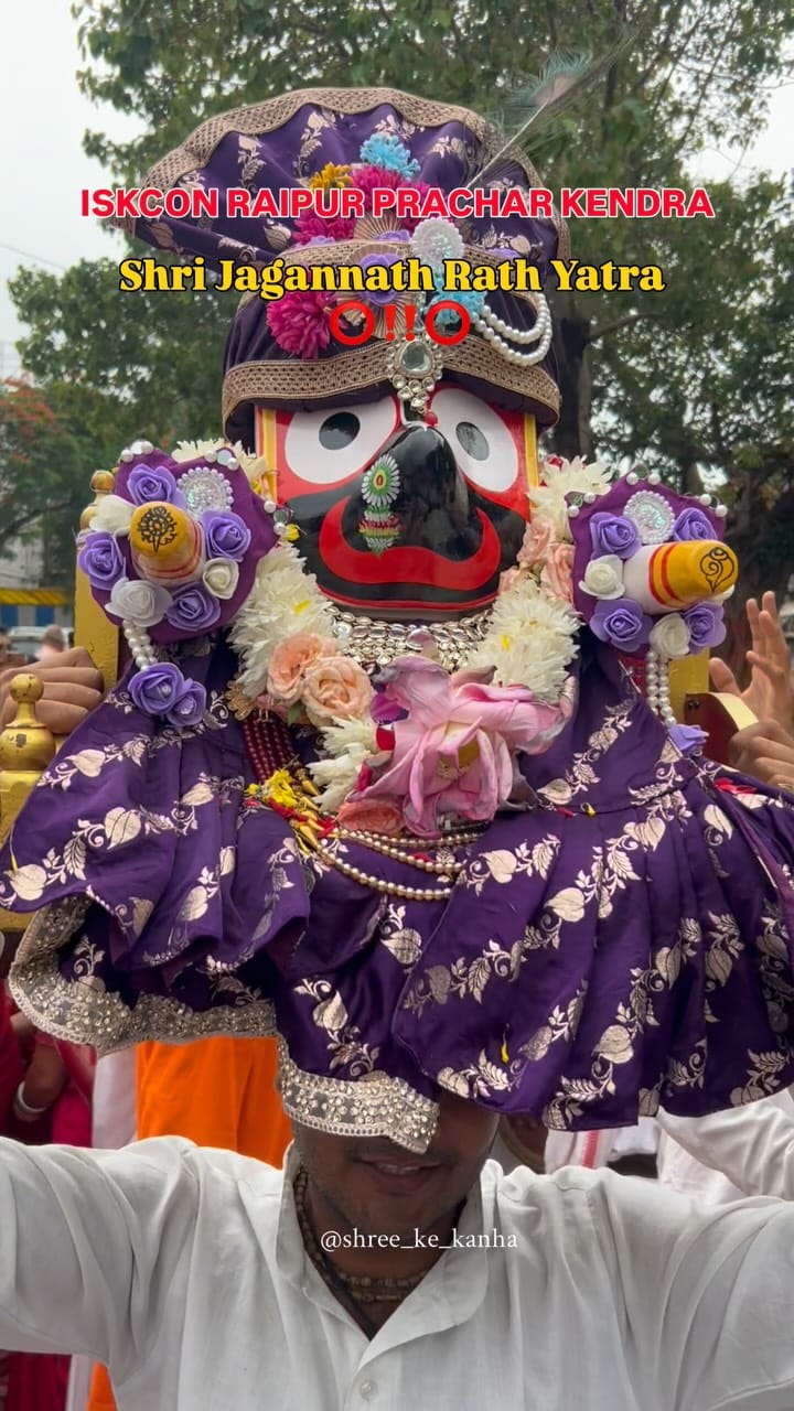 Post 4 by ISKCON Raipur Prachar Kendra on Instagram (video)