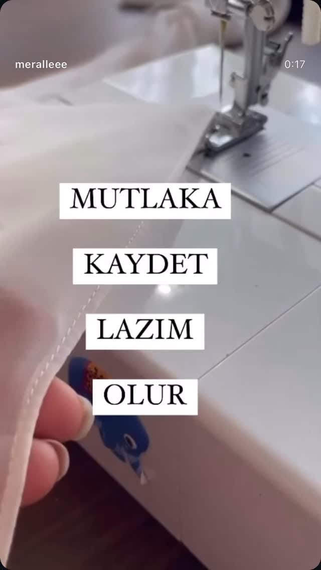 Post 3 by Meral Koç | Dikiş Teknikleri | Pratik Videolar on Instagram (video)