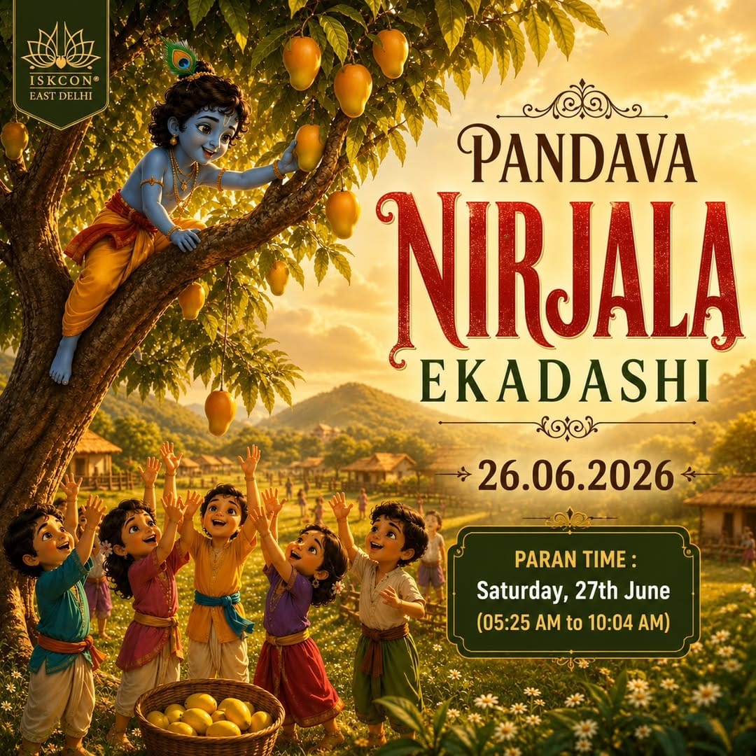 Post 9 by ISKCON East Delhi on Instagram (image)