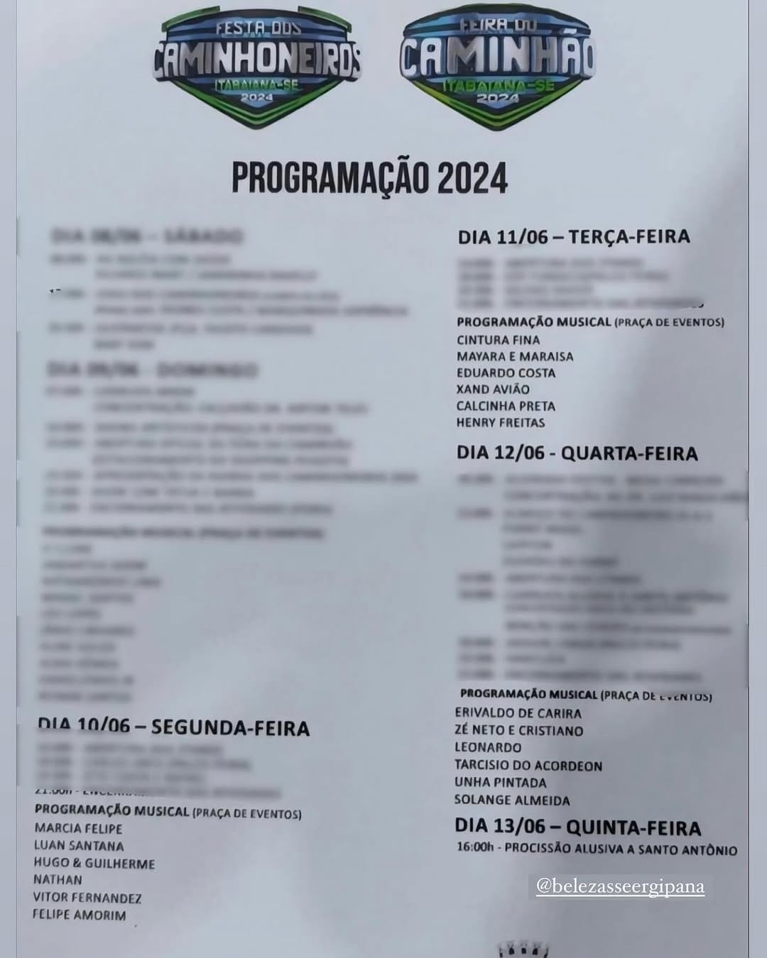 Post 7 by BELEZAS SERGIPANA • OFICIAL 🇧🇷 on Instagram (image)