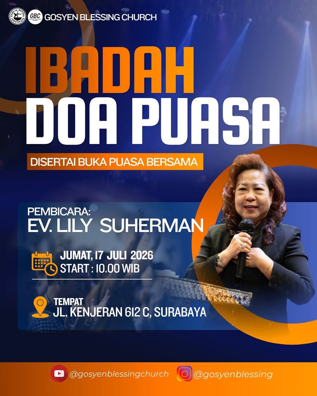 Post 1 by GBI Gosyen Blessing on Instagram (image)