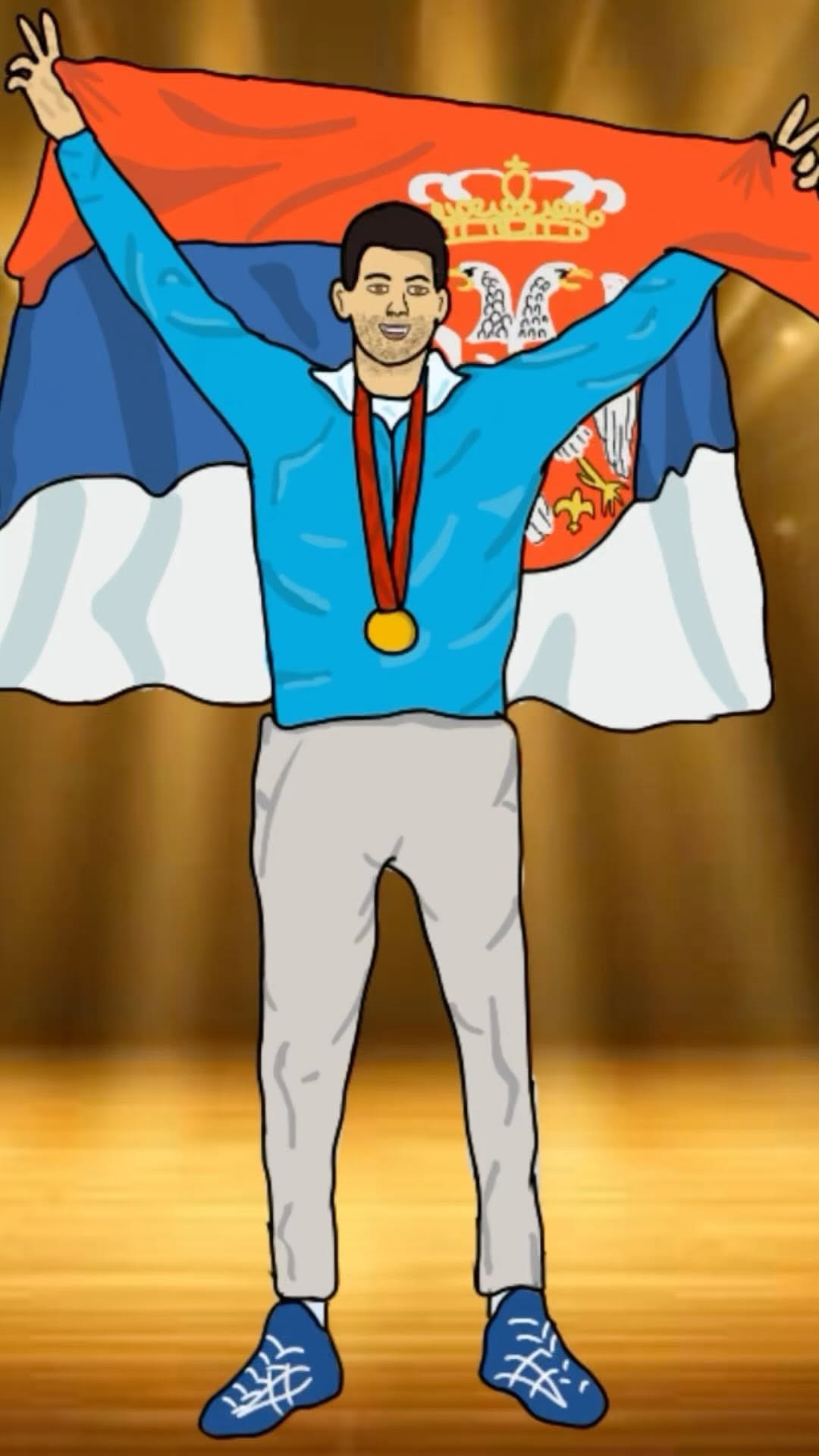 Post 5 by Novak India Fans on Instagram (video)