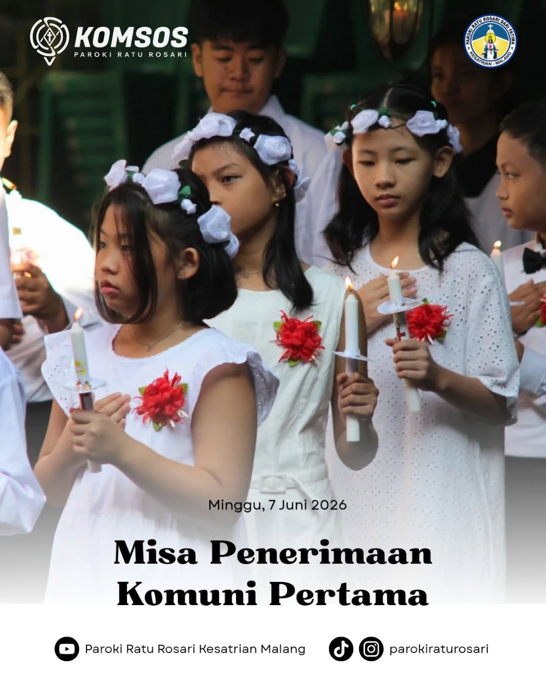 Post 6 by Paroki Ratu Rosari Kesatrian on Instagram (carousel)
