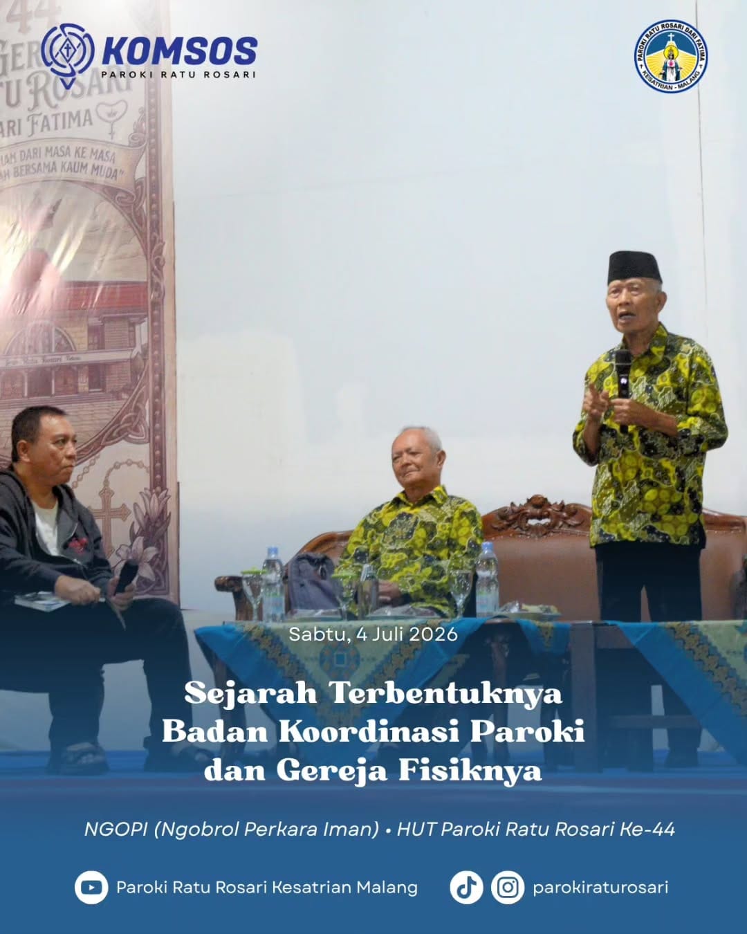 Post 2 by Paroki Ratu Rosari Kesatrian on Instagram (carousel)