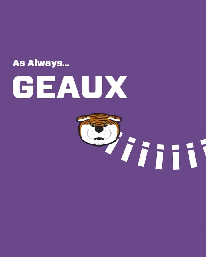 Post 9 by LSU Alumni Association on Instagram (carousel)