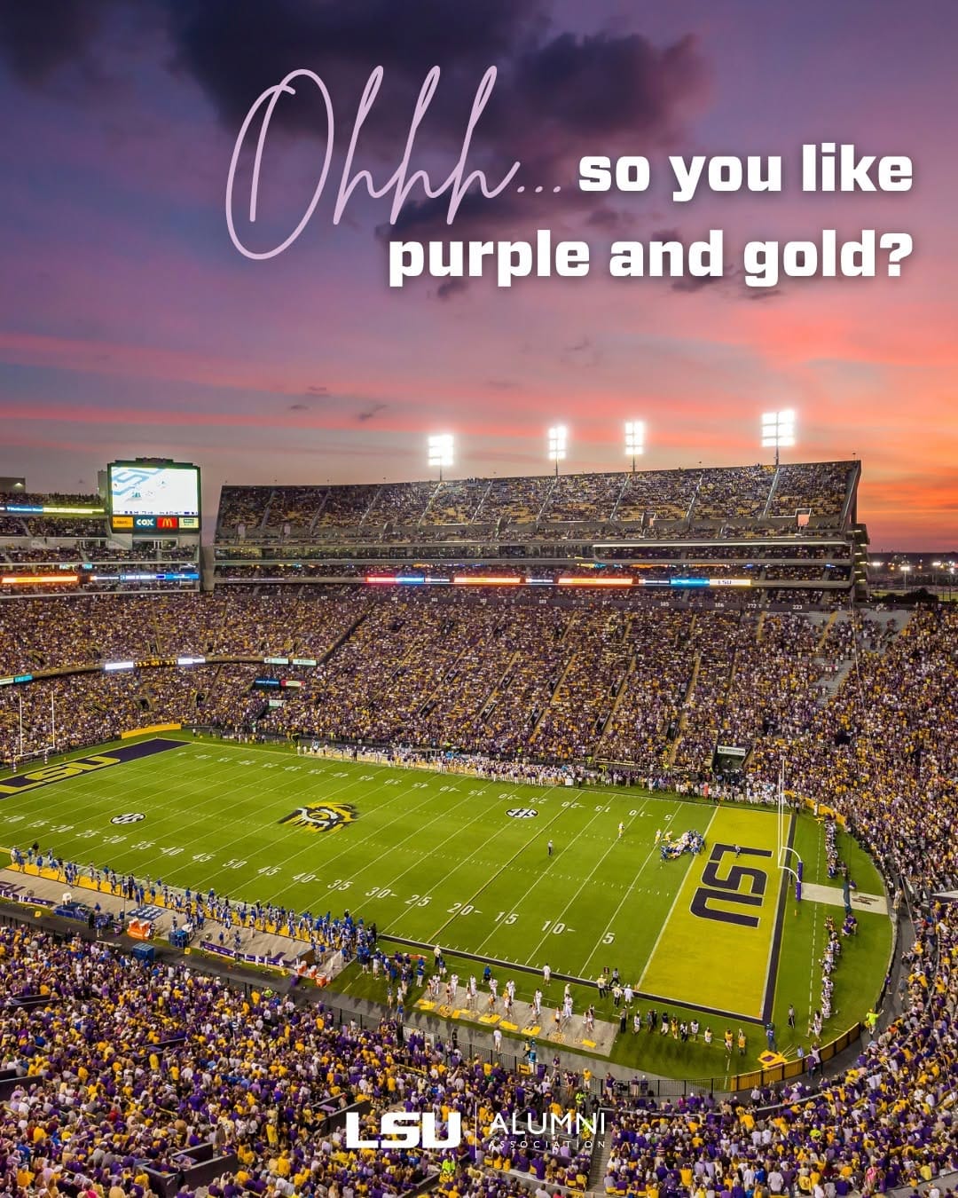 Post 1 by LSU Alumni Association on Instagram (carousel)