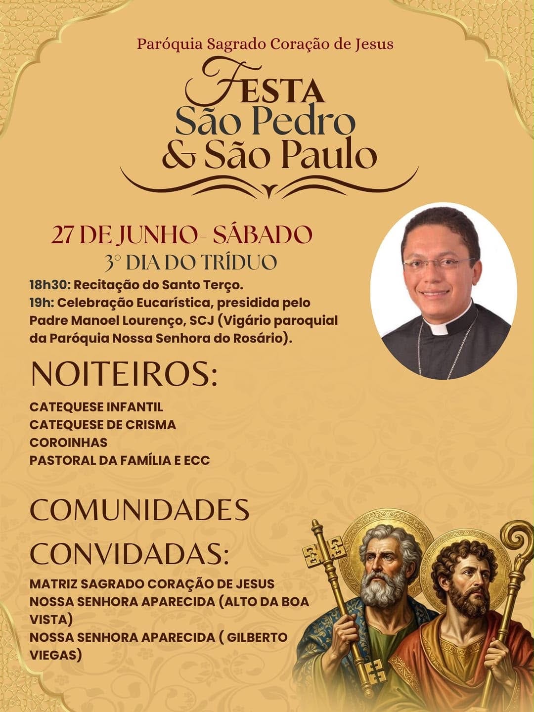 Post 10 by Paróquia da Vila da Fábrica on Instagram (image)