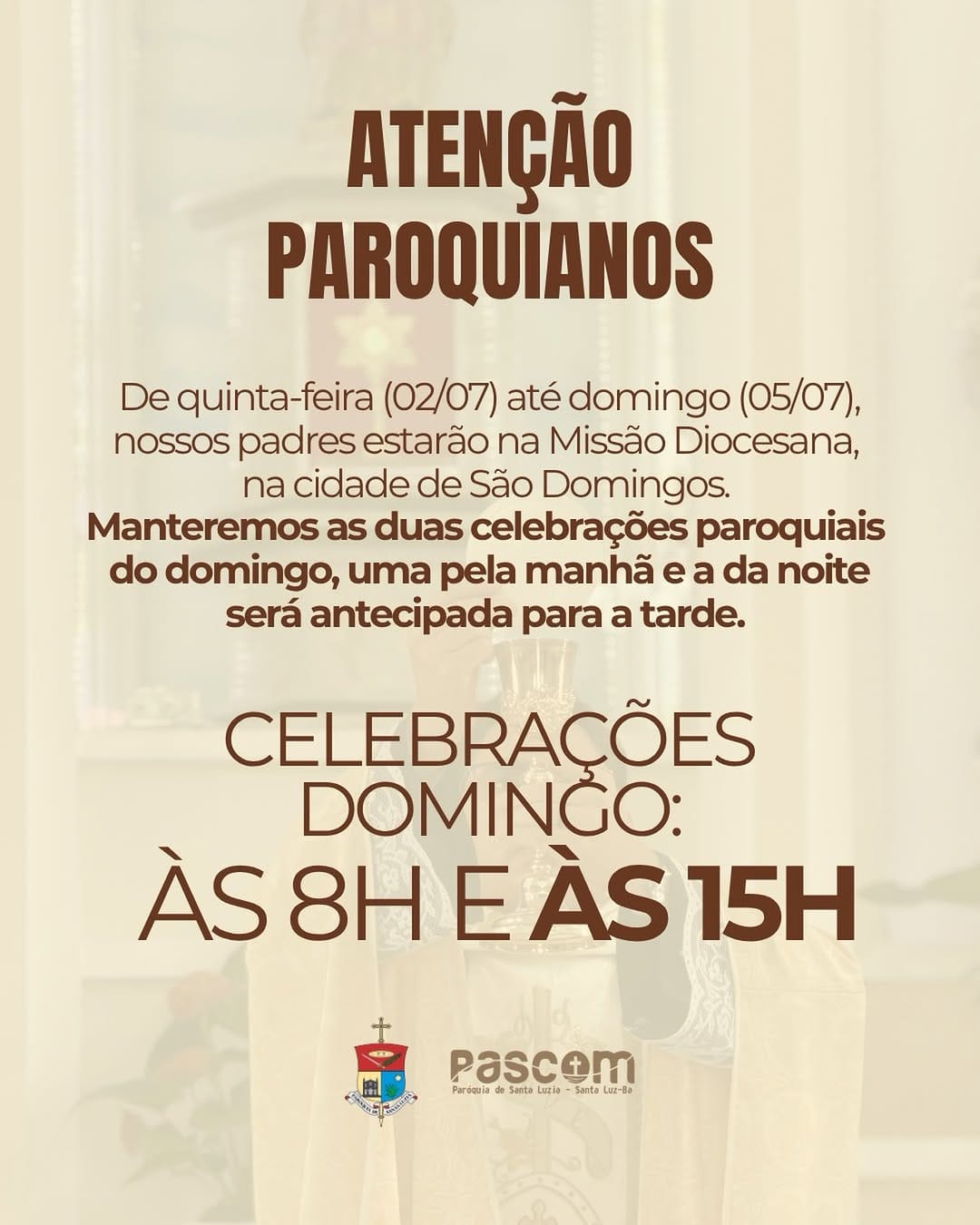 Post 4 by Paróquia Santa Luzia on Instagram (image)