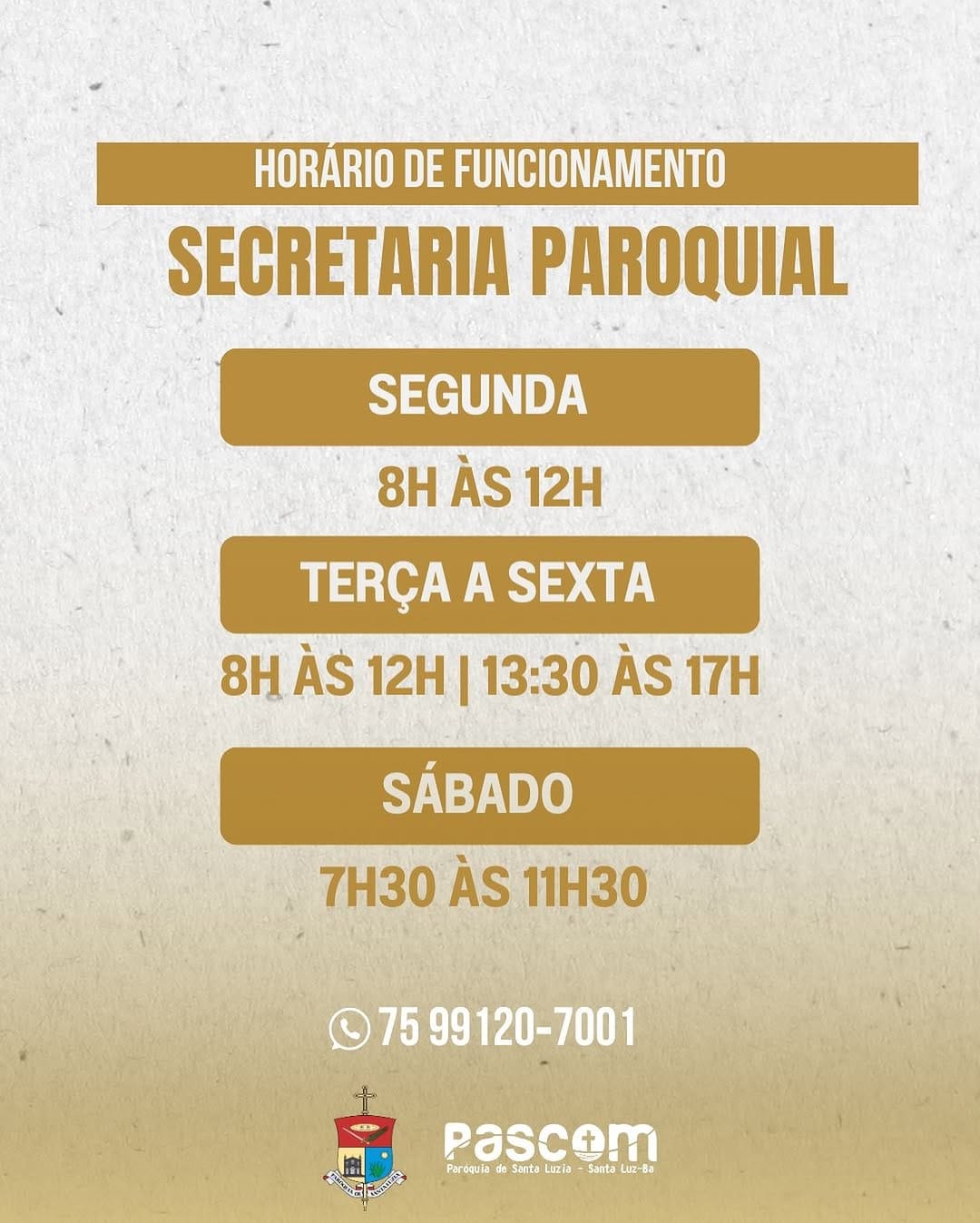 Post 10 by Paróquia Santa Luzia on Instagram (image)