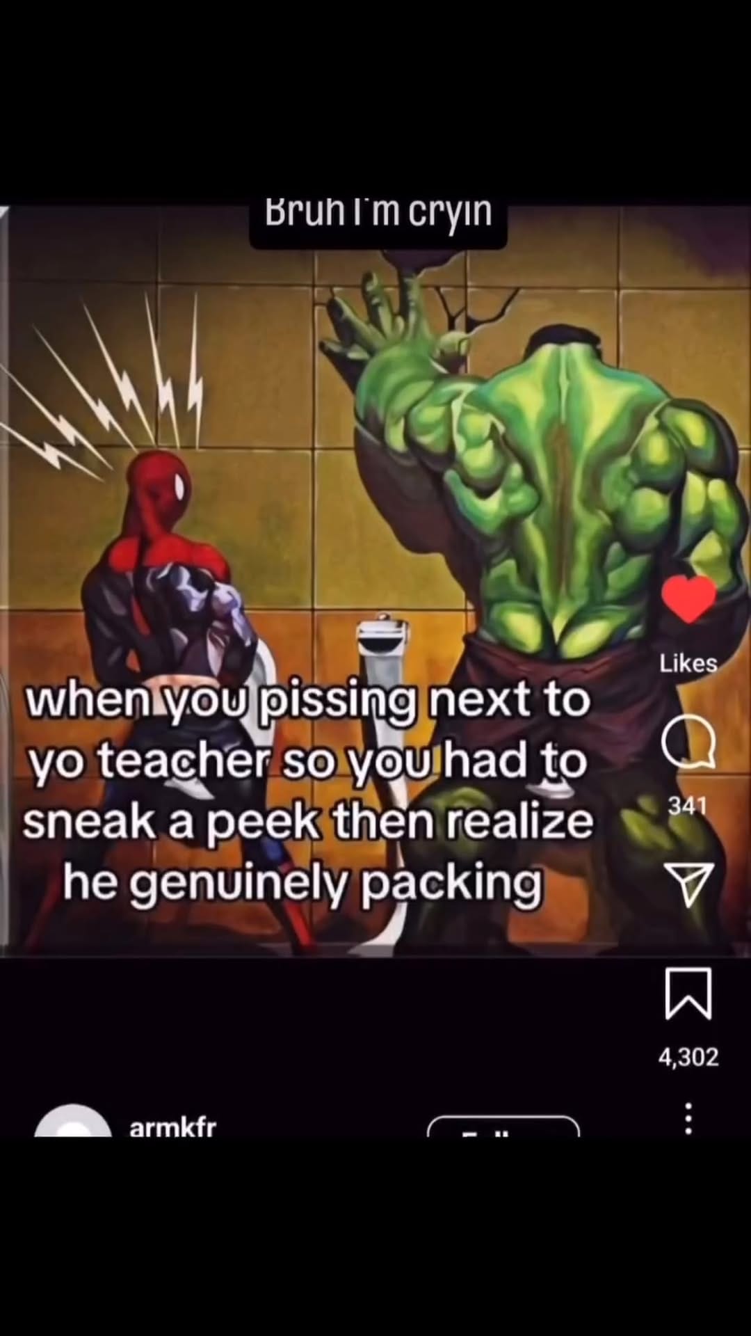 Post 8 by NotFunnyDidntLaugh on Instagram (video)