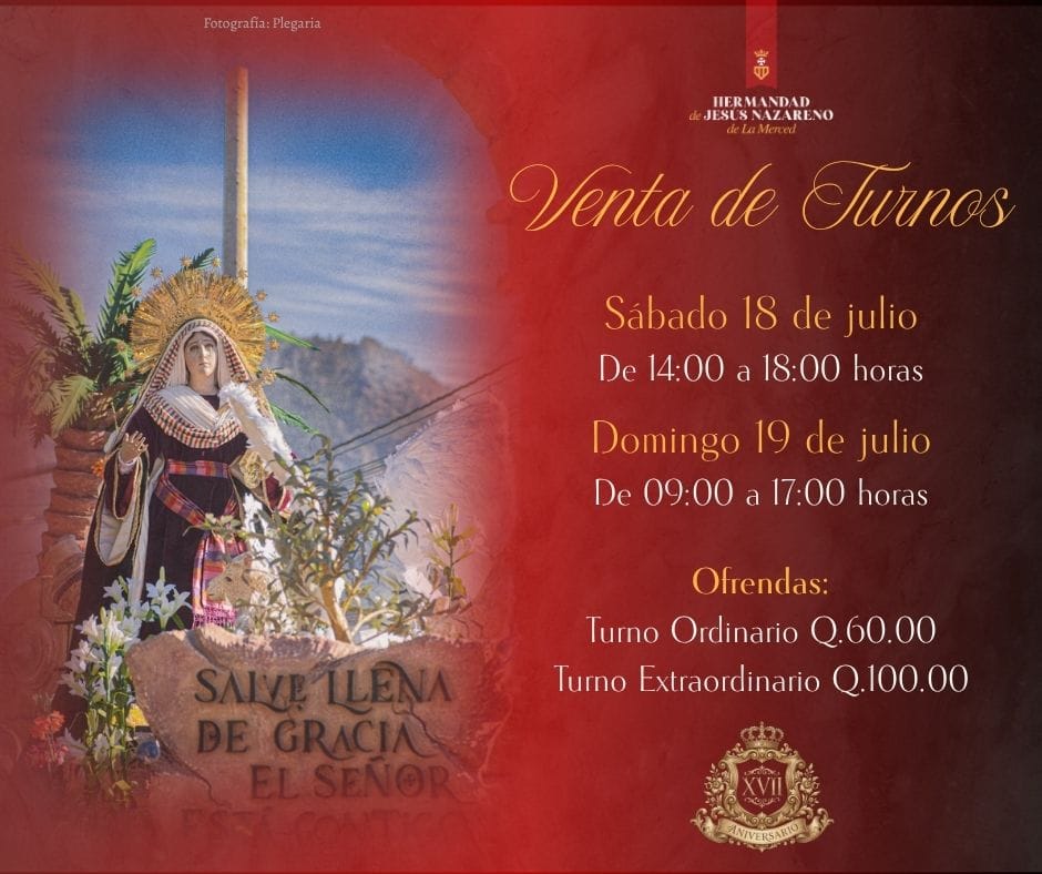 Post 10 by Hermandad La Merced Antigua on Instagram (image)