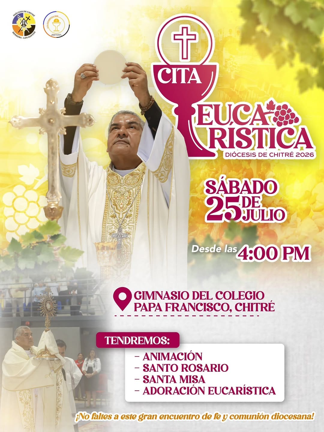Post 1 by P. San Juan Bautista Catedral de Chitré on Instagram (image)