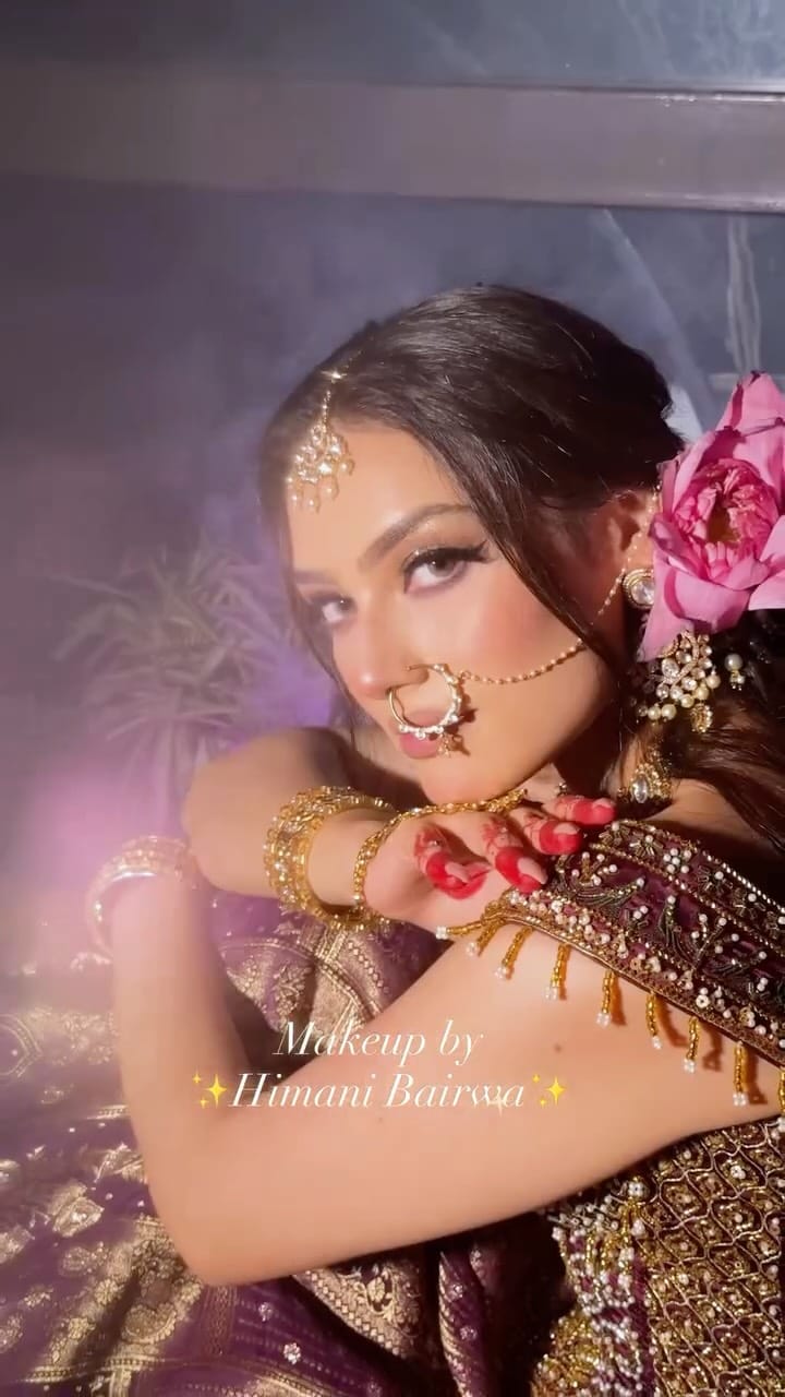 Post 7 by Jaipur Luxury Bridal Makeup Artist on Instagram (video)