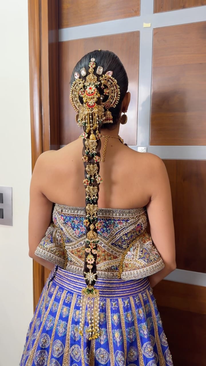 Post 6 by Jaipur Luxury Bridal Makeup Artist on Instagram (video)