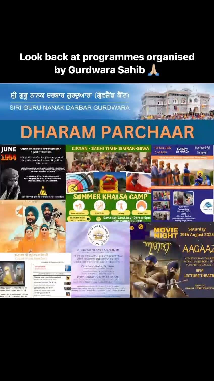 Post 10 by Guru Nanak Darbar Gurdwara on Instagram (video)