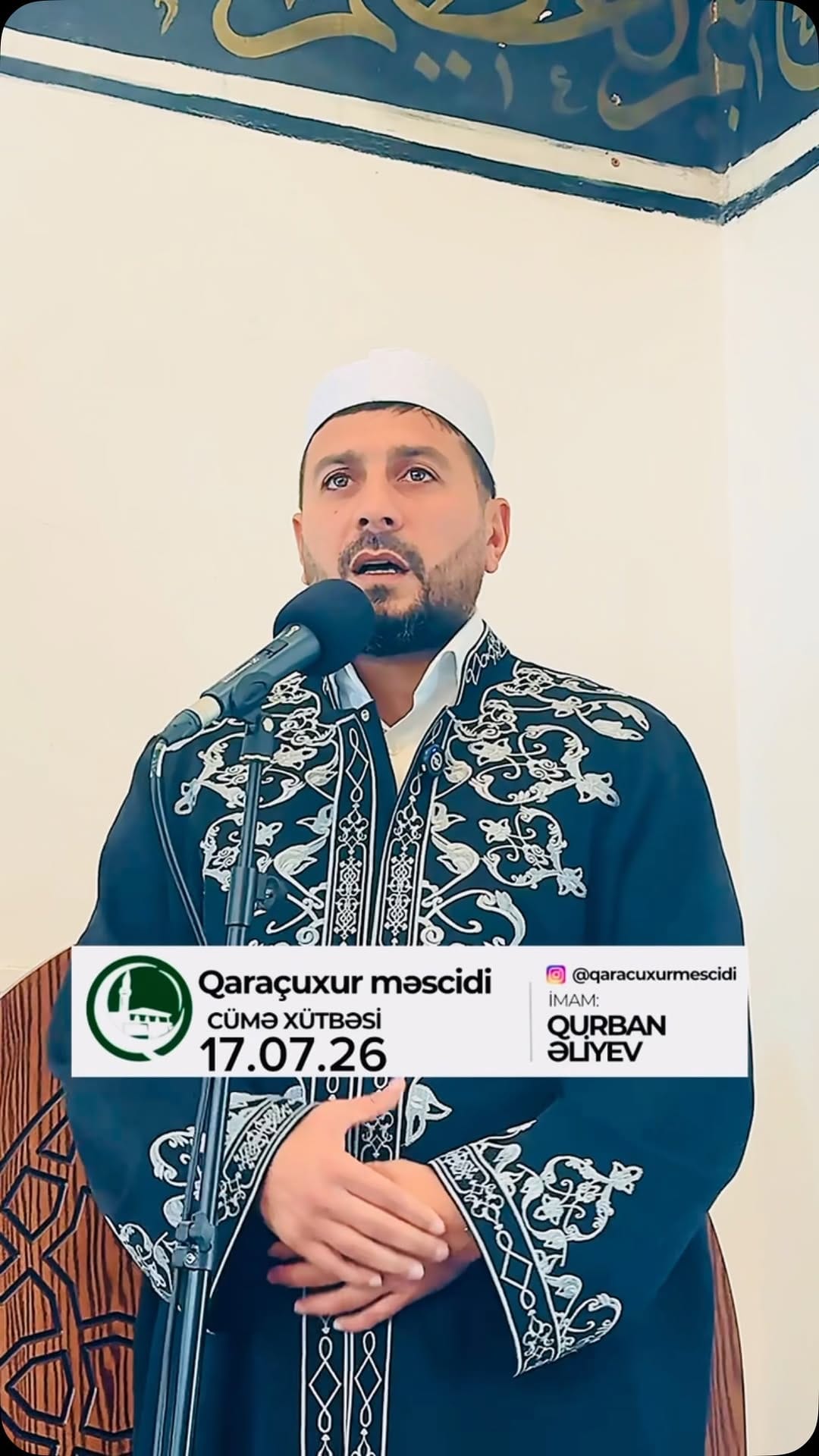 Post 2 by Qaraçuxur Məscidi 🕌 on Instagram (video)
