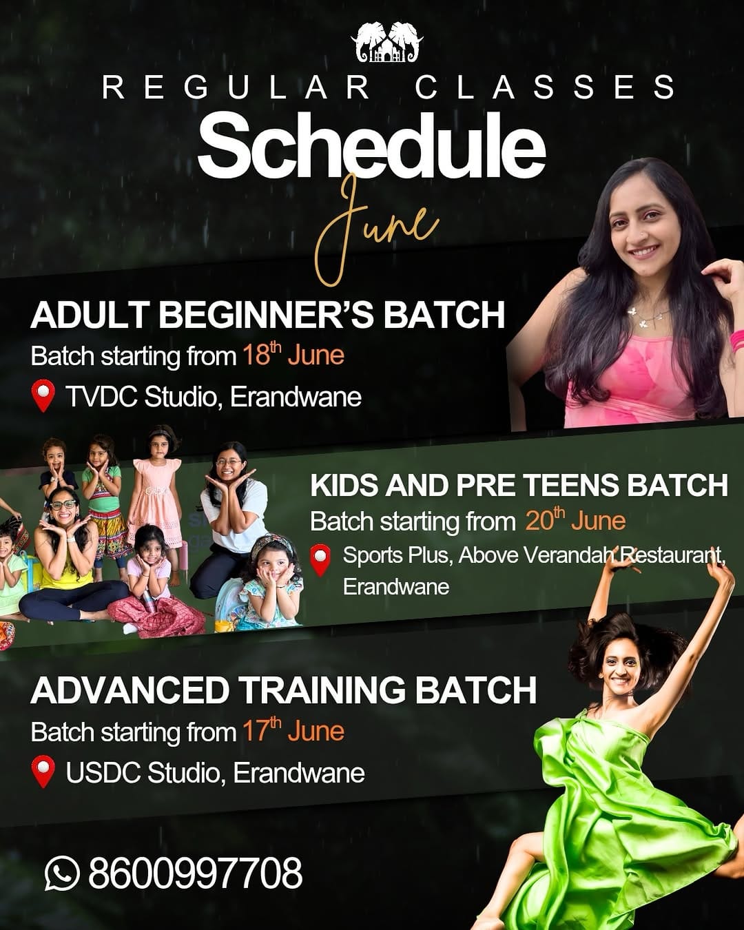 Post 6 by Samriddha Banerjee | Dancer | Choreographer on Instagram (image)