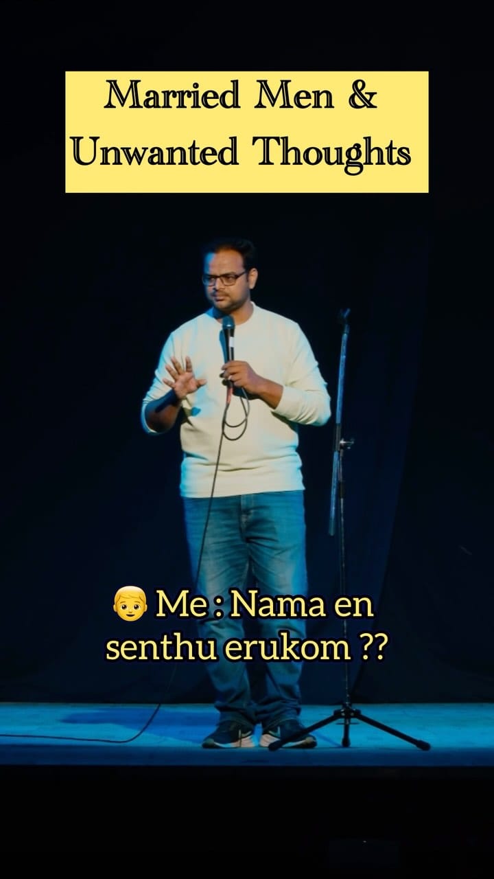 Post 5 by Prabhu Krishnamoorthy | Standup Comedian on Instagram (video)