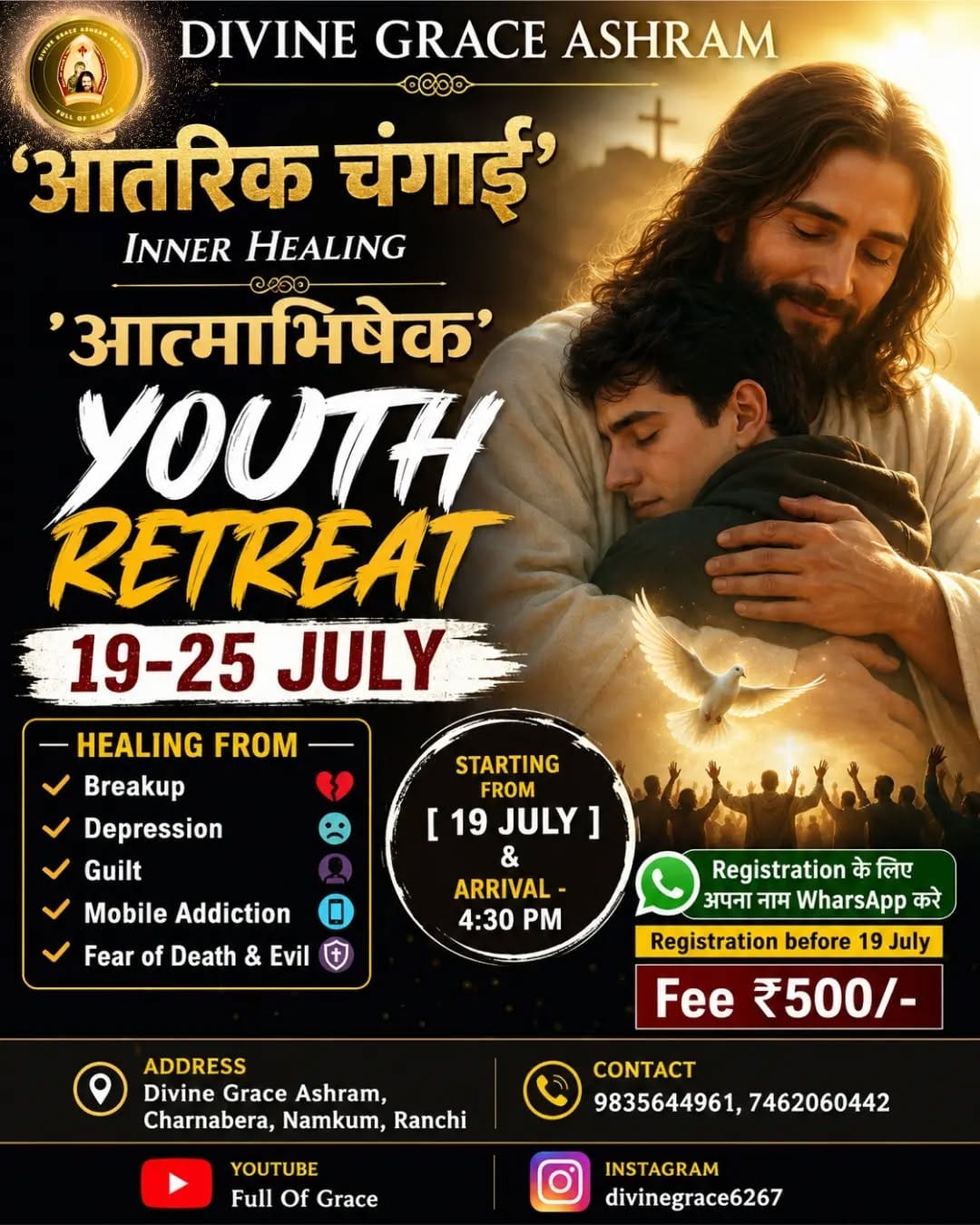 Post 2 by Divine Grace Ashram, Ranchi on Instagram (image)