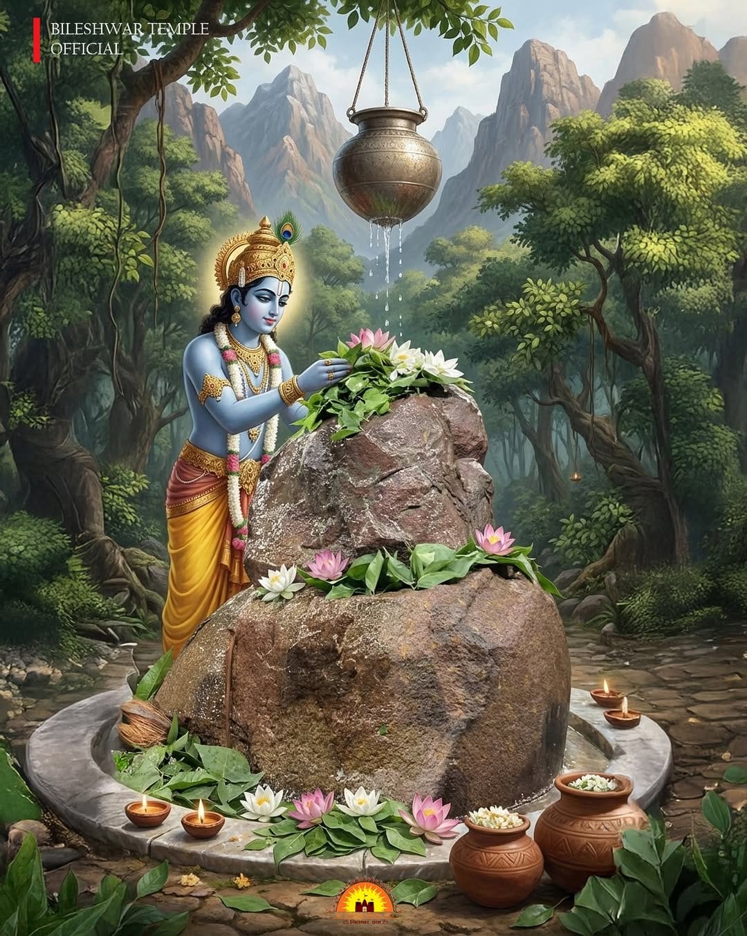 Post 9 by શ્રી બિલેશ્વર મહાદેવ મંદિર, બિલેશ્વર on Instagram (image)