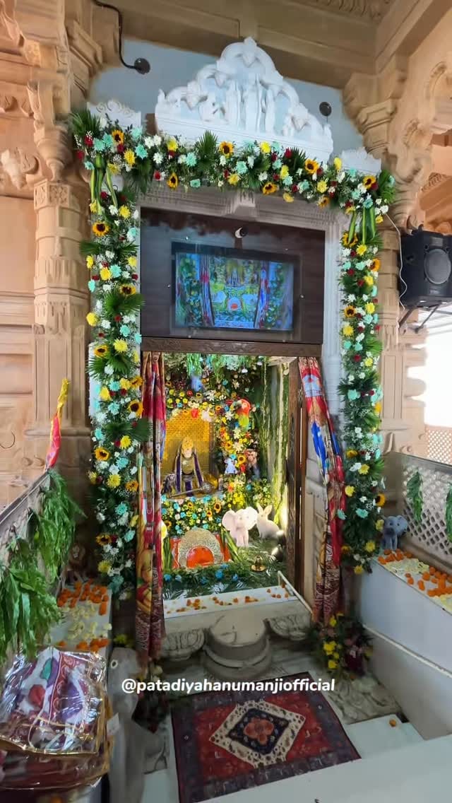 Post 9 by Shree Patadiya Hanumanji Mandir | Antarjaal on Instagram (video)