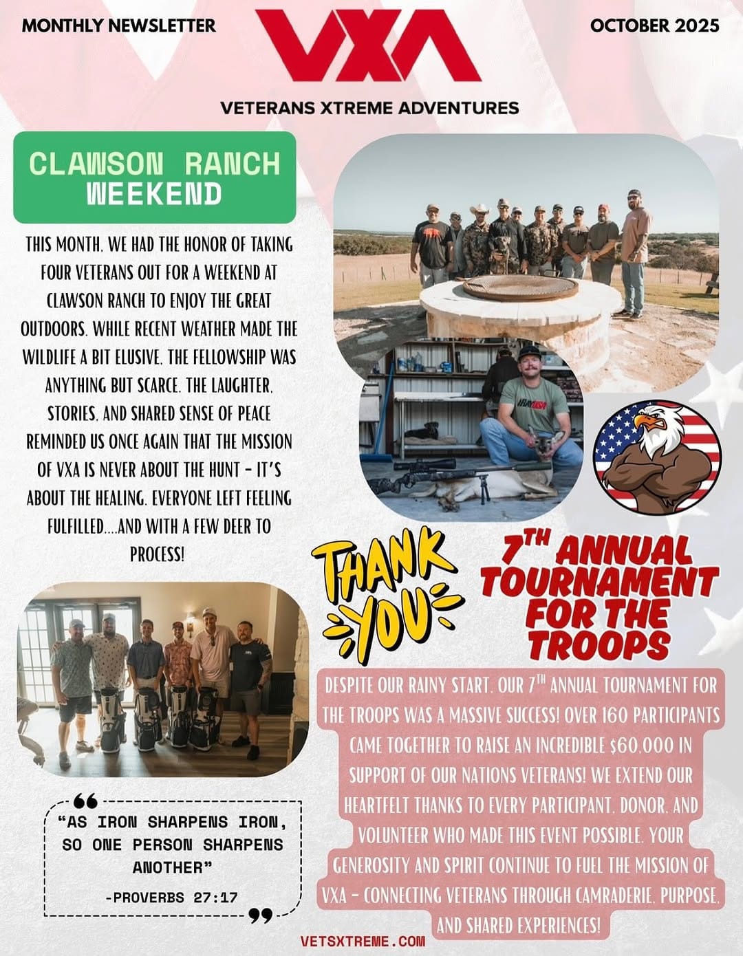 Post 9 by Veterans Xtreme Adventures on Instagram (carousel)