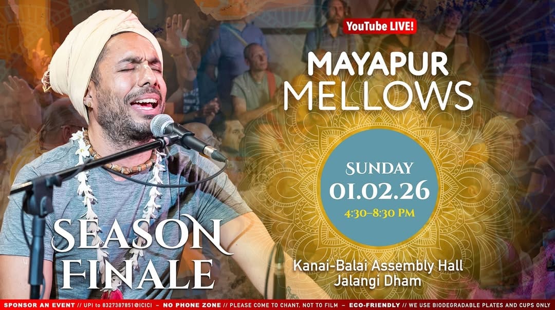 Post 9 by Mayapur Mellows on Instagram (image)