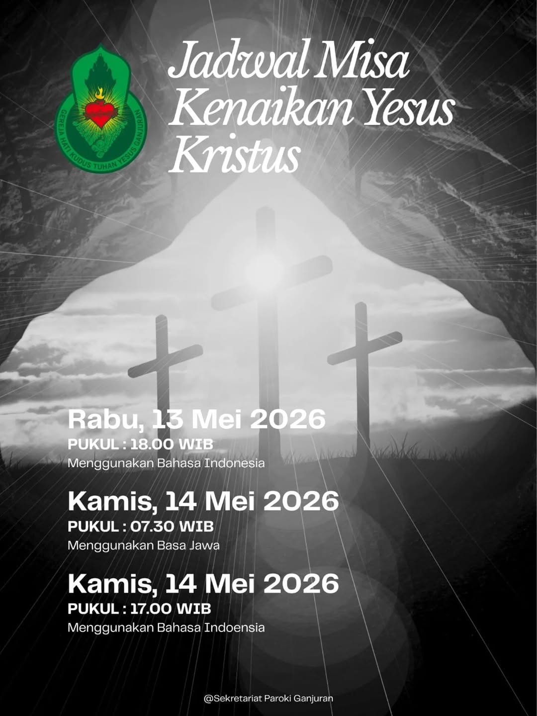 Post 2 by Gereja HKTY Ganjuran on Instagram (image)
