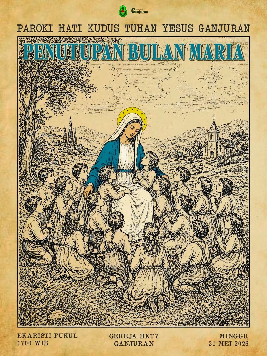 Post 1 by Gereja HKTY Ganjuran on Instagram (image)
