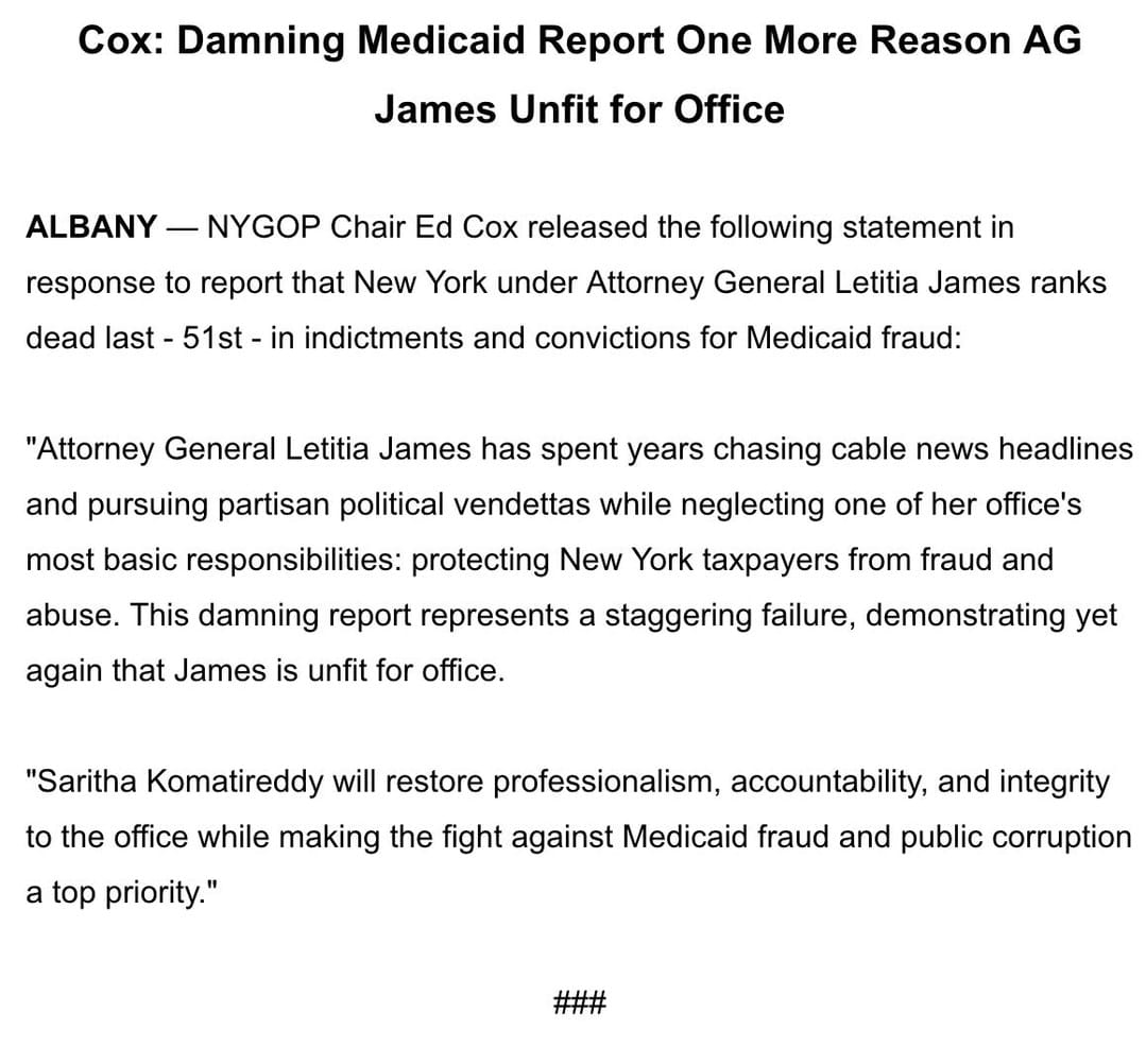 Post 3 by New York GOP on Instagram (image)
